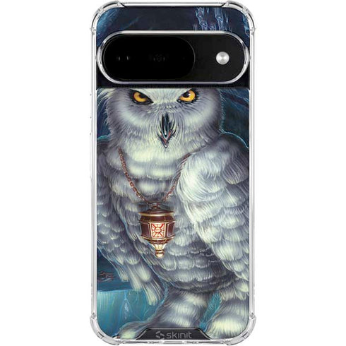 White Owl by Ed Beard Jr Google Pixel 10 Clear Case